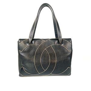 ❤️SOLD❤️CHANEL EXECUTIVE CALF LEATHER TOTE BAG